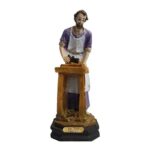 Imagem de São José Operário de Resina Nacional - 13 cm