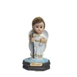 Imagem de Arcanjo São Rafael Infantil de Resina Nacional - 8 cm