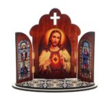 Capela Sagrado Coração de Jesus em Mdf - 12cm