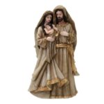 Imagem Sagrada Família Estilo Barroca em Resina - 20cm