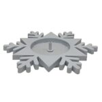 Porta Incenso Estrela MDF Branco 12 cm x 12 cm