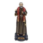 Imagem de Padre Pio de Resina Nacional - 12 cm