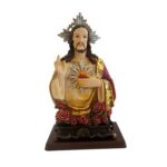 Imagem Resina Importada Sagrado Coração de Jesus 31cm