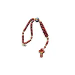 TERÇO PULSEIRA MADEIRA NOSSA SENHORA APARECIDA