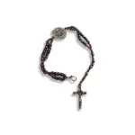 PULSEIRA terço MIÇANGA DUAS MEDALHAS