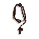 TERÇO PULSEIRA MADEIRA SÃO JORGE