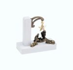 Mini presépio 5,0 cm em madeira branco