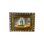 QUADRO COM MOLDURA RESINADO NOSSA SENHORA DE GUADALUPE 20,5X15,5