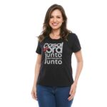 Baby look Casal  preta que ora junto permanece junto