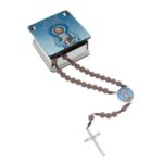 Terço de São José com Porta Terço em Mdf