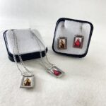 ESCAPULÁRIO DE INOX RESINADO COLORIDO SAGRADO CORAÇÃO DE JESUS E NOSSA SENHORA DO CARMO