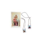 ESCAPULÁRIO CORDINHA NOSSA SENHORA DO CARMO E SAGRADO CORAÇÃO DE JESUS