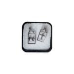 ESCAPULÁRIO INOX LASER VAZADO CRUZ E FÉ