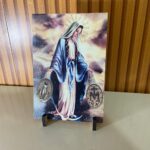 Quadro de Mesa MDF resinado - Nossa Senhora das Graças