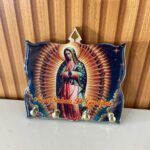 PORTA CHAVE RESINADO NOSSA SENHORA DE GUADALUPE 14CM