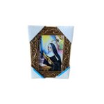 QUADRO COM MOLDURA RESINADO SANTA RITA DE CÁSSIA 20,5X15,5