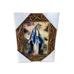 QUADRO COM MOLDURA RESINADO NOSSA SENHORA DAS GRAÇAS 20,5X15